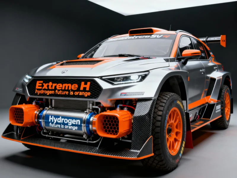 Extreme H Electric SUV Racing Scientist Says Hydrogen Future Is Orange