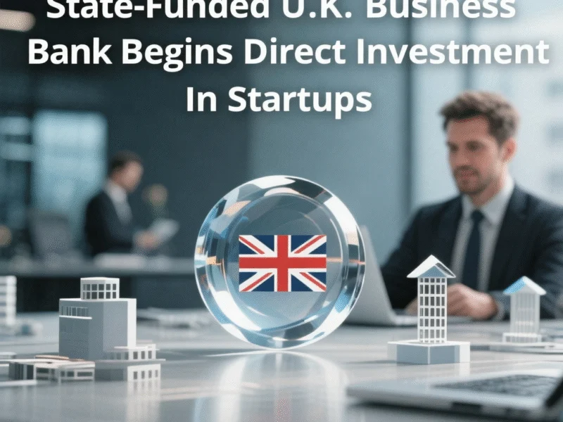 State-Funded U.K. Business Bank Begins Direct Investment In Startups