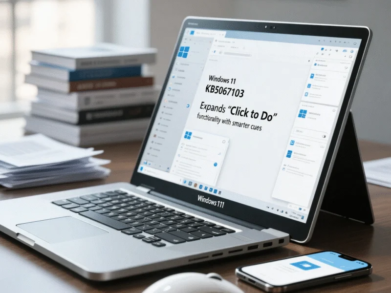 KB5067103 Windows 11 Update Enhances Click to Do with Smart Visual Cues