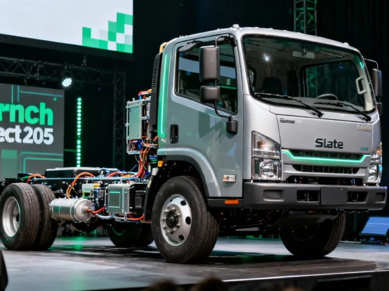 Slate Auto Electric Truck Debut at TechCrunch Disrupt 2025: Commercial EV Innovation