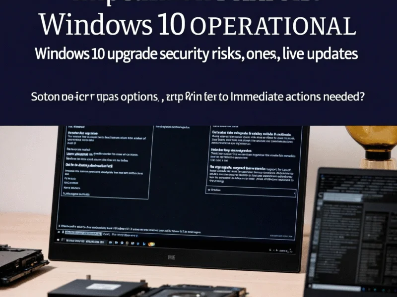 Windows 10 Support Ends: Security Risks, Upgrade Options & What to Do Now - Professional coverage