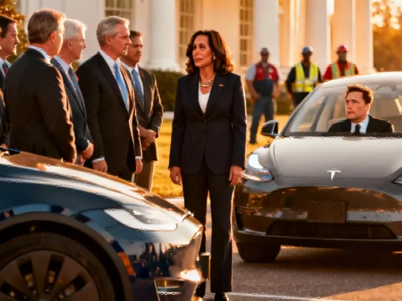 Harris Acknowledges White House EV Summit Oversight of Musk as Misstep, Questions Policy Priorities - Professional coverage