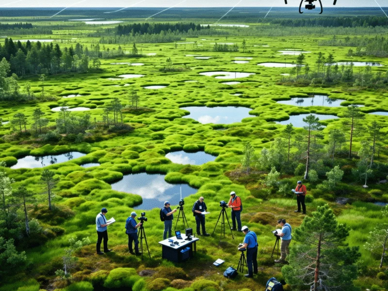 Global Research Initiative Uses Smartphone Tech to Monitor Vital Peatland Ecosystems